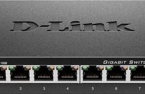 D-Link 8 Port Gigabit Unmanaged Metal Desktop Switch