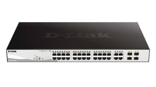 D-Link DGS1210-28P - 24-Port Gigabit Smart Managed PoE Switch, DGS1210-28P